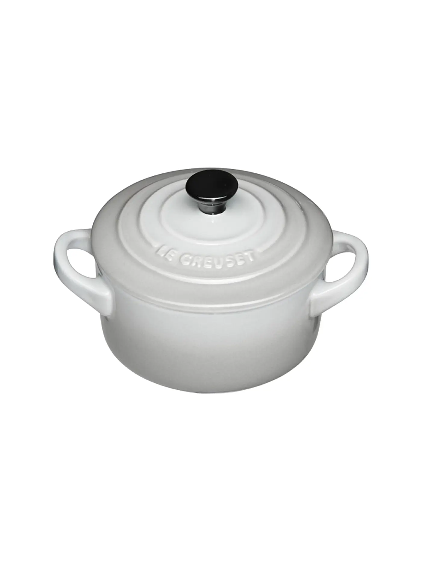 LE CREUSET | Mini Cocotte "Poterie" 10cm/0,2l (Perlgrau) | 